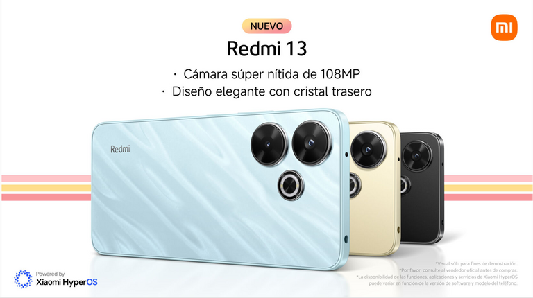 Xiaomi presenta el Redmi 13: Cámara de 108MP combinada con funciones para potenciar la creatividad del usuario